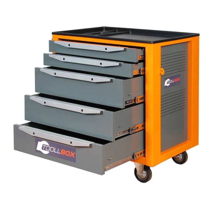 Тележка инструментальная ToollBox TBS-5 (синий)