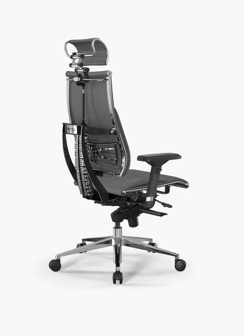 Кресло Метта Y 4D Free B2-10D/1102212 (экокожа Infinity Easy Clean серая)